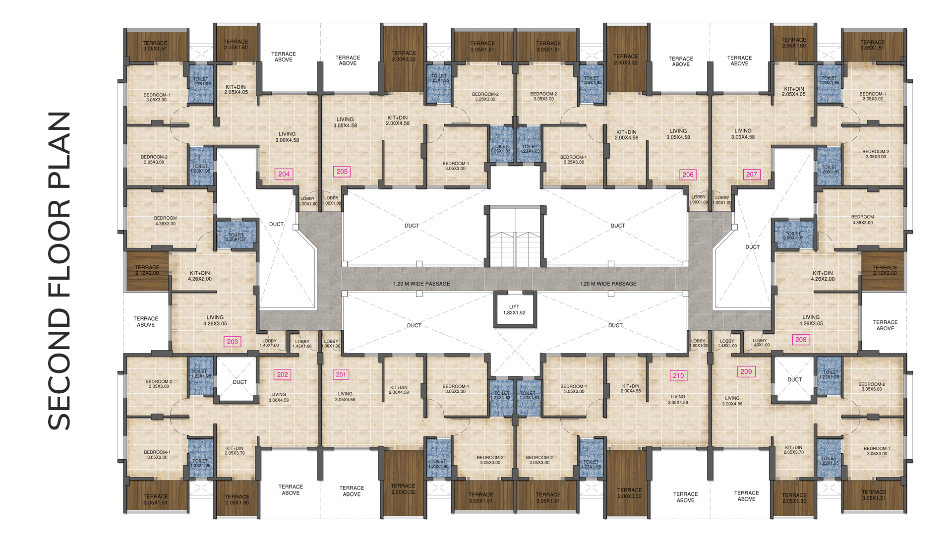 1 BHK 3D VIEW